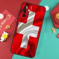 Switzerland Swiss Flag Case For Samsung Galaxy A35 A55 A25 A15 A51 A71 A12 A32 A52 A13 A33 A53 A14 A34 A54 Cover Samsung A25