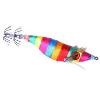 Hengjia Luminous Squid Jig Lazeriniai krevečių masalai su 3D Big Eyes 5 vnt / partijoje kalmarų žvejybos šviesa