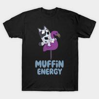 Men Black Print T-shirt Muffin Energy No-Cut Transfer Paper Print Cotton Tshirt 2XL juoda