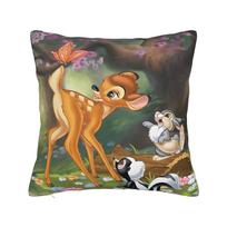 Kawaii Bambi Square Pillow Cases  Cushion Covers Custom Zippered Decor Throw Pillow Case Cover for Sofa 45*45cm 30cmx30cm