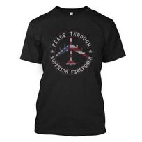 Peace Through Superior Firepower B-52 Stratofortress T-Shirt Fast Shipping Unisex T-Shirt XL