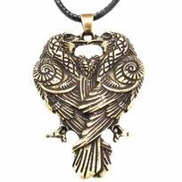 Viking Odin Raven Amulet Necklace Norse Pendant Jewelry For Women Men