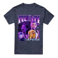 K-Pop Demon Hunters - Huntrix Huntr/X Rumi Bootleg T Shirt S-3XL, Heather Navy 3XL