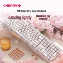 CHERRY MX 3.0S Sakura 108-Key Wired Mechanical Gaming Keyboard