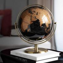 Stalinis pasaulis Pasaulio gaublys Retro namų dekoro priedai Žemės rutulys 20 cm šviesūs prabangūs gaublio papuošalai Pasaulio žemėlapis Geografijos biuras