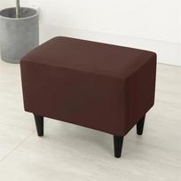 Footstool Cover Stretch Cheaper Spandex Footrest Protective Covers Stretchy Non Slip Relax Foot Stool Slipcovers For Living Space Solid Color