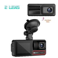 3-Lens Dash Cam - 3-Channel Recording, WiFi, HD, Phone Sync 2 Lens