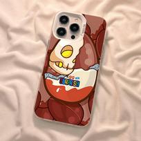 Cute Kinder Surprise Eggs Logo Color Phone Case For IPhone 17 16 15 14 13 12 11 Pro Max Plus Pro Shell iPhone 12 pro