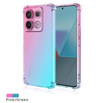 Shockproof Gradient TPU Case for Xiaomi Poco F6 X6 Pro G F F4 GT X4 M6 M M4 Pro Protective Cover Fundas Coque Capa Poco X6