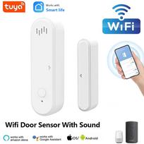 ONENUO Tuya Smart WiFi Door Sensor 80dB Sound Window Sensor Smart Life Arm Disarm Door Sensor APP Alert Alarm Door Sensor 19KWT
