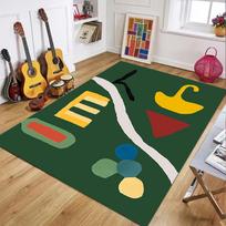 Geometric Bauhaus Style Pattern Carpet Mat Rug Soft Non Slip Floor Mat for Living Room Bedroom Home Decoration Home Carpet 40x60cm