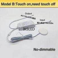 Touch Dimmer Sensor Penetration Switch AC110V 220V Wireless Hand  Controller for Bedroom Kitchen Cabinet Handshake Customized Model B