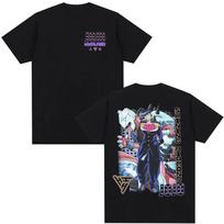 Anime JoJo Bizarre Adventure T-shirt Higashikata Josuke Manga T-shirts Men's Women Fashion Casual Loose Short Sleeves T Shirt S įvairiaspalvis