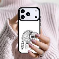 Cute Animal Raccoon Phone Case For Apple iPhone 17 Air 16E 15 14 Plus 13 12 11 Pro Max Mini Funda Cover iPhone 16e