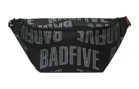 Li Ning Polyester One Shoulder Crossbody Sling Bag Regular Unisex Black Jacquard ABDT283-3
