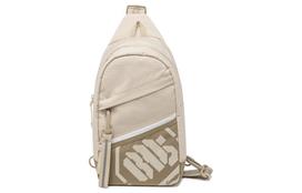 Li Ning Polyester One Shoulder Crossbody Sling Bag Regular Unisex Dusty Khaki/Light Chestnut Brown ABDU217-2