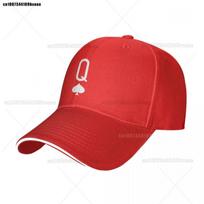 Black And White Queen Of Spades Card Game Baseball Cap Snapback Caps Hip Hop Hats Classic Casual Hat One Size