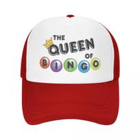 Personalized Bingo Queen Trucker Hat Women Unisex Adjustable Adult Baseball Cap Hip Hop Dad Hat One Size