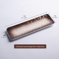 Rectangular Ceramic Sushi Serving Plate