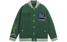 Li Ning Skateboard Baseball Jacket Men's Pine Green AJMR121-3 M