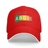 Baseball Caps Creative Nutri-Score Vintage Customized Unisex Outdoor Spring Hats One Size