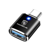 Type C to USB Adapter USB-C Data Connectors laptop U Disk for Porsche Panamera Cayenne Taycan 911 718 Macan Carrera-GT Accessory