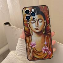 India Buddha Phone Case For iPhone 16 15 14 11 12 13 17 Pro Max mini 15 16 Plus 16e 17 Air Cover Coque iPhone 17 Air