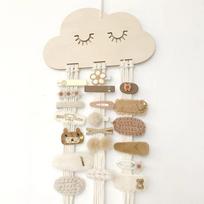 EW Solid Wood Clouds Model Jewelry Hairpin Bow Storage Tool g162