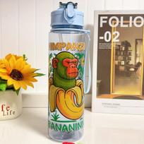 750ML Italian Brainrot Water Bottle Outdoor Drinking Cartoon Sports Cups Tung Tung Tung Sahur Tralalero Tralala Christmas Gift 701-800ml mėlyna