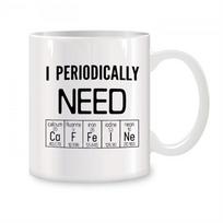 Ceramic Coffee Cup for Chemistry Teacher, 11 Oz, White Tea Cup, Birthday Gift, New Product 301-400ml juoda
