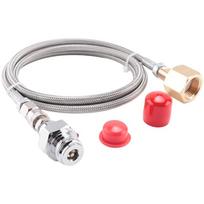CO2 Adapter High Pressure Hose For Grohe Blue Home Water Carbonators CO2 Transfer 1.5 M Transfer Hose Durable Easy Install sidabras