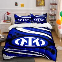 Inter Milan logo pattern. Bedding sets Duvet cover sets Duvet covers Pillowcases(1 * Duvet Cover 2 * Pillowcases without duvet insert) 135x200cm
