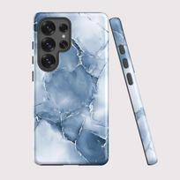 Phone Case for Samsung Galaxy S26 Ultra A56 S24 Ultra A16 A36 S20 FE S23 A26 S25Ultra Soft Cover Capa Blue Marble Pattern Galaxy S26 Ultra