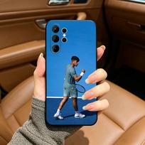 C-Carlos -A-Alcaraz-Tennis Phone Case For Samsung S25,S24,S21,S22,,Plus S23,S30,Ultra,S20,Fe,Lite,Black Soft Silicone Samsung S20ULTRA5G