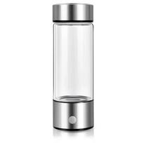 420Ml Draagbare vandens jonizatorius Fles Oplaadbare Negatieve Ionen vandens puodelis vandenilio-Rijke vandens puodelis šarminis vandens generatorius Sliver