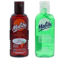 Malibu oil for fast tanning 100ml + Aloe after 100ml sunbathing
