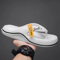 Flip Flops Mens Thong Sandals Summer  New Men Shoes Thick Bottom EVA Non-slip Slide Slippers Outdoor Indoor Couples Shoes 40-41