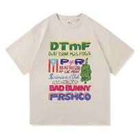 DTMF Residencia Tour TShirt Bad Bunny 2025-2026 Men/women Clothing Harajuku High Quality Tops for Lover Gifts Cotton TShirts L