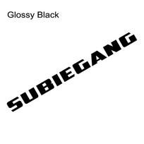 SUBIE GANG Car Windshield Body JDM Sticker For Subaru BRZ Impreza Crosstrek Forester WRX STI Vinyl Film Decals Car Accessories 100x7.8cm