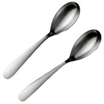 2PCS Premium Spoon Food Grade Stainless Steel Long Handle Oval Pointed Spoon Western Tableware Household Goods