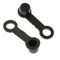 50 PCS Brake Bleeder 8mm Screw Caps Grease Zerk Fitting Cap Rubber Dust Cover