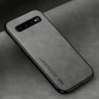 Case For Samsung S10 S9 Plus Note 10 Plus A56 A36 A26 A16 A55 A35 A15 Luxury Leather Cover With Metal Plate Support Car Hold Samsung F12
