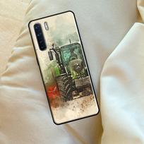 Tractor Car Case For Oppo A6 A5 Pro A15 A57 A17 A54 A74 A94 A76 A16 A96 A40 A60 A80 A18 A38 A58 A78 A98 OPPO A76