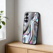 L-liquid metal Phone Case For Samsung Galaxy A91,80,73,72 ,71,53,52,32 ,31,22,21s,20,Soft Black Case Samsung a32 5g