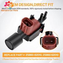 25860-62010 2pins EGR Vacuum Switch Valve Solenoid VSV 2586062010 for Toyota Lexus 3.0L 3.3L V6 New