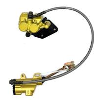 Motorcycle Rear Disc Brake Assembly Caliper For 50-250cc Apollo Honda Kayo Dirt Pit Bike ATV Gokart BBR CRF50 Motocross auksas