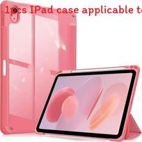 Apple Ipad 10th 11th Generation Protective Case With Shockproof Stand And Magnetic Closure For Tablets Rose Red