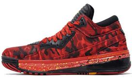Li Ning WOW 2 Way Of Wade 2 Lei Feng Screwdriver Mid top Basketball Shoes Men's Red Black Yellow ABAH017-15 41