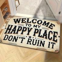 Schuhe Ausziehen Oder Wohnung Putzen Deine Wahl Doormat Humor Quote for Front Door Entryway Anti-slip Floor Mat Funny Home Decor 40x60cm