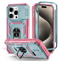 Case for IPhone 17 Pro Max 16 15 14 13 12 11 Pro Max Mini Plus 17e 16e Heavy Duty with Camera 360 Degree Kickstand Cover iPhone17 Pro Max